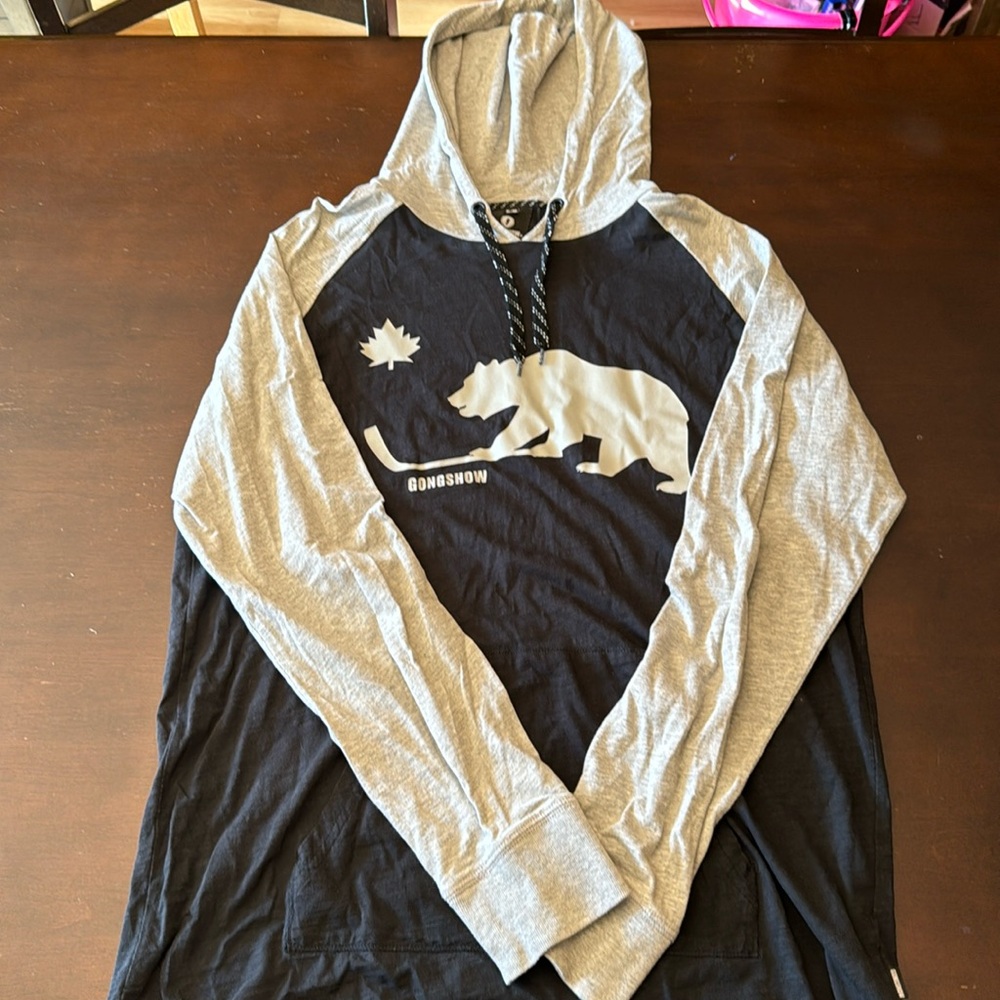 Gongshow! Light hoodie shirt.